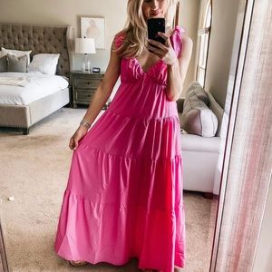 Vici Dolls tiered ruffle maxi. Never worn out only styled for Instagram. MEDIUM